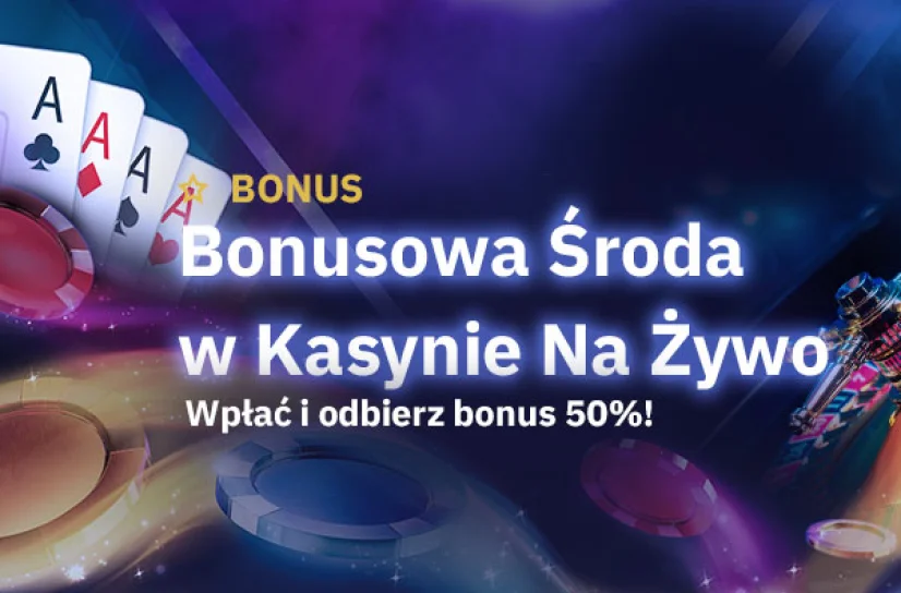 Bonus na start w kasynie na żywo